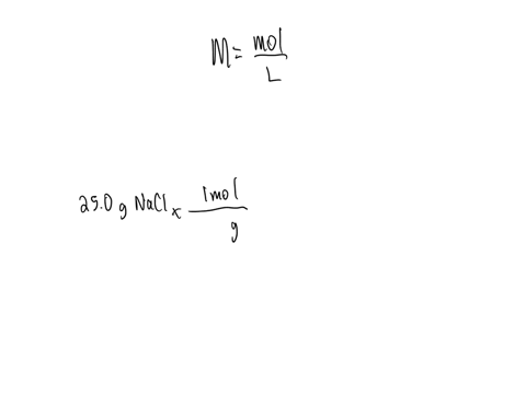 concentration-of-150-ml-of-solution-containing-250-g-of-nacl