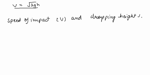 what-is-the-relationship-between-the-speed-of-impact-and-the-dropping-height-79857