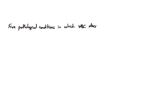 5-pathological-conditions-in-which-wbc-is-decrease