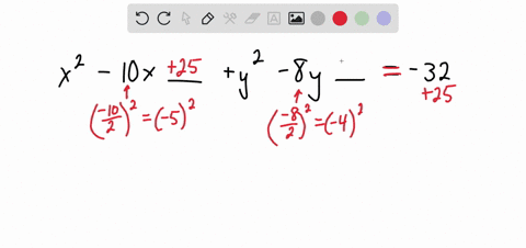 complete-the-square-and-write-the-equation-of-the-circle-in-standard-form-then-determine-the-center-and-radius-of-the-circle-and-graph-the-equation-x2y2-10x-8y320-91073