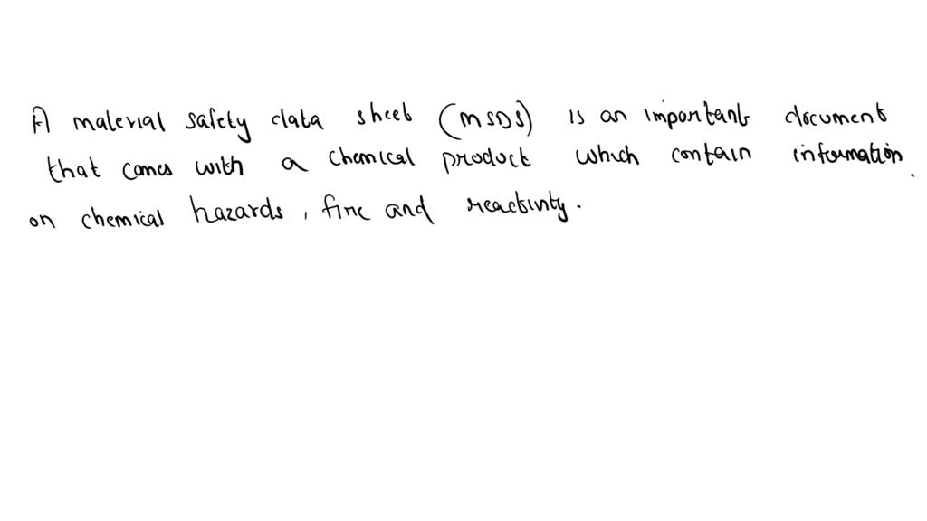 SOLVED: Which of the following statements about GHS are TRUE? An ...