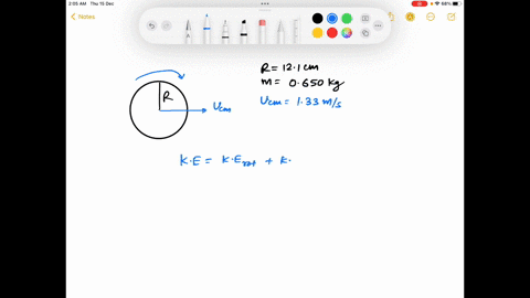 a-basketball-is-basically-a-hollow-sphere-with-a-mass-of-0650kg-and-a-radius-of-121cm-if-a-basketball-rolls-without-slipping-with-a-linear-speed-of-133ms-what-is-the-total-kinetic-energy-of-32044