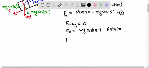 ex4-the-coefficients-of-static-and-kinetic-friction-between-the-100-kg-block-and-the-inclined-plane-are-030-and-020-respectively-determine-a-the-friction-force-f-acting-on-the-block-when-pis-64576