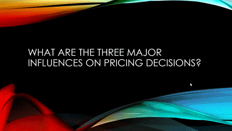 what-are-the-three-major-influences-on-pricing-decisions-65139