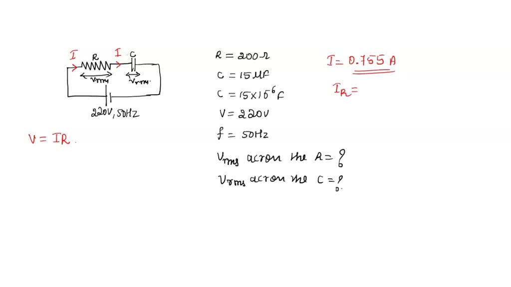 SOLVED Resistor of 200 ohm and a capacitor of 15*10^6F are connected