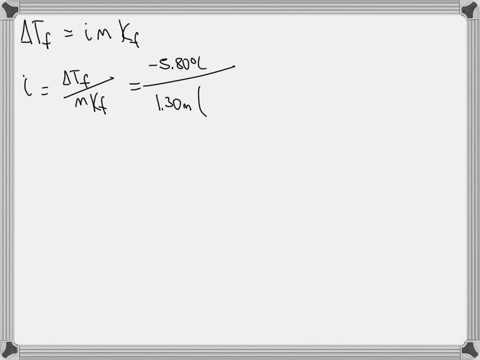 the-experimentally-measured-freezing-point-of-a-130-m-aqueous-solution-of-cacl2-is-580c-the-freezing-point-depression-constant-for-water-is-kf-186cm-assume-the-freezing-point-of-pure-water-i-47308