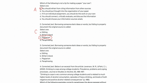 1-which-of-the-following-is-not-a-tip-for-making-a-paper-your-own-select-one-a-you-should-refrain-from-citing-information-from-other-sources-b-you-should-put-thought-into-the-organization-of-44696