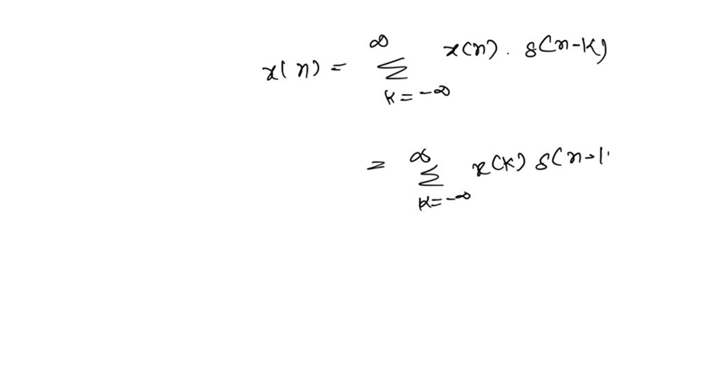 SOLVED: The signal x(n)-u(n)-u(n-1) is Point) Unit impulse signal Unit ...