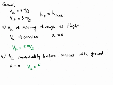 a-soccer-ball-is-kicked-with-an-initial-horizontal-speed-of5ms-and-an-initial-vertical-speed-of-3-ms-assumingthatprojection-and-landing-heights-are-the-same-and-neglectingairresistance-ident-71466