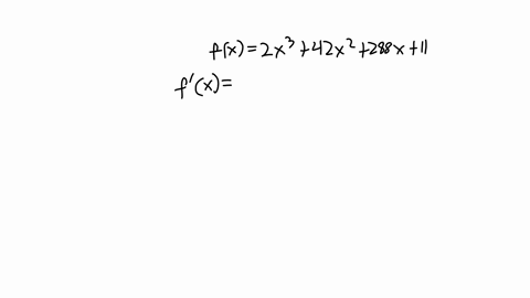 find-all-the-values-of-x-where-the-tangent-iine-is-horizontal-fx-2x3-42x2-288x-11-x-simplify-your-answer-use-a-comma-to-separate-answers-as-needed-95287