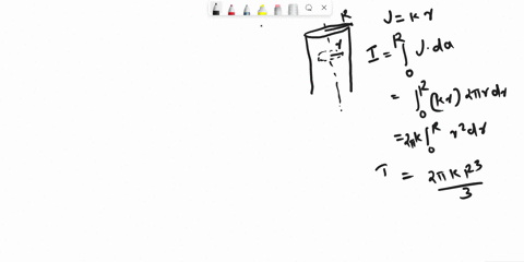 if-current-density-in-a-conducting-wire-is-proportional-to-the-distance-r-from-the-axis-of-the-conductor-then-find-magnetic-field-at-the-position-rr-where-r-is-the-radius-of-cross-section-of-16456