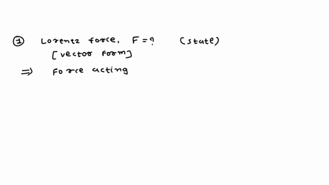 question-1-1-state-lorentz-force-law-in-vector-form-ii-if-electric-and-magnetic-field-are-uniform-and-constant-in-time-and-only-have-component-write-down-the-equation-of-motion-involving-vel-28579
