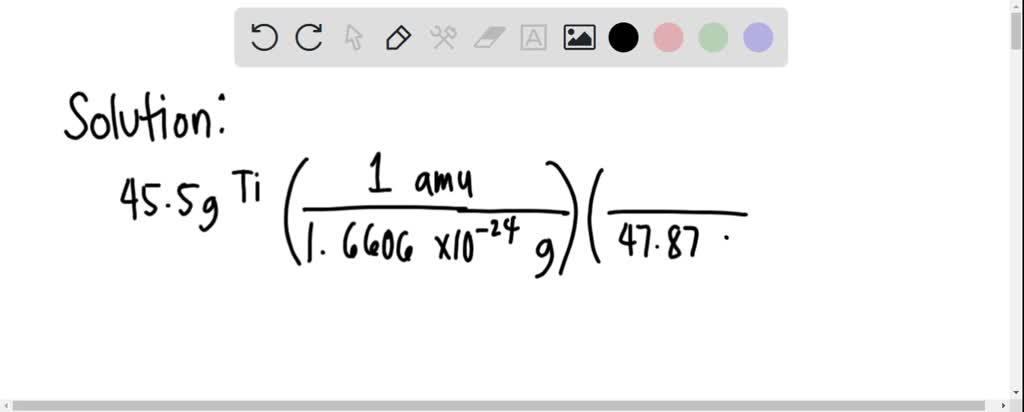 SOLVED: The atomic mass of titanium (Z = 22) is 47.87 amu How many