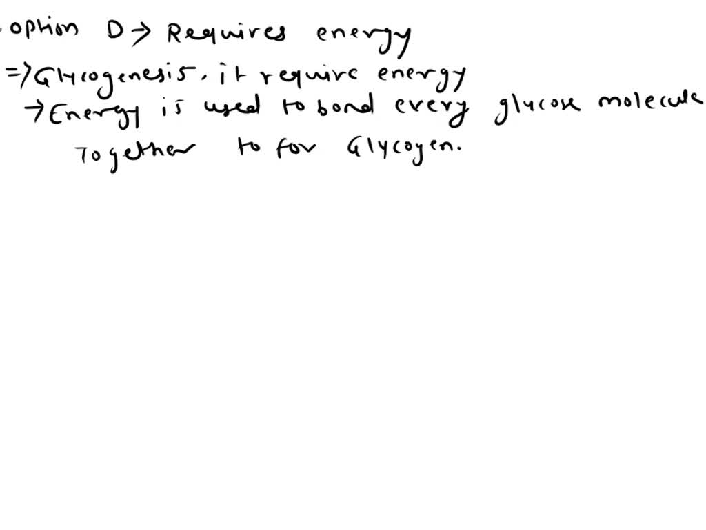 Converting Glucose To Glycogen