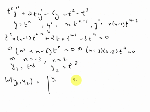 point-in-this-problem-you-will-use-variation-of-parameters-to-solve-the-nonhomogeneous-equation-py-2ty-6y-1-_-plug-y-1-into-the-associated-homogeneous-equation-with-0-instead-of-t2-to-get-an-56452