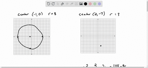 circles-and-ellipses-graph-each-circle-and-identify-its-center-and-radius-x07-2-42-073-9-center-center-radius-radius-rewrite-the-equation-ol-the-circle-in-standard-form-identily-its-center-a-23677