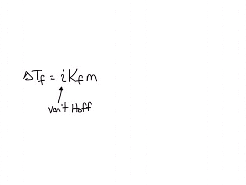 what-is-an-equation-i-can-use-for-the-freezing-point-depression-from-colligative-properties-of-ice
