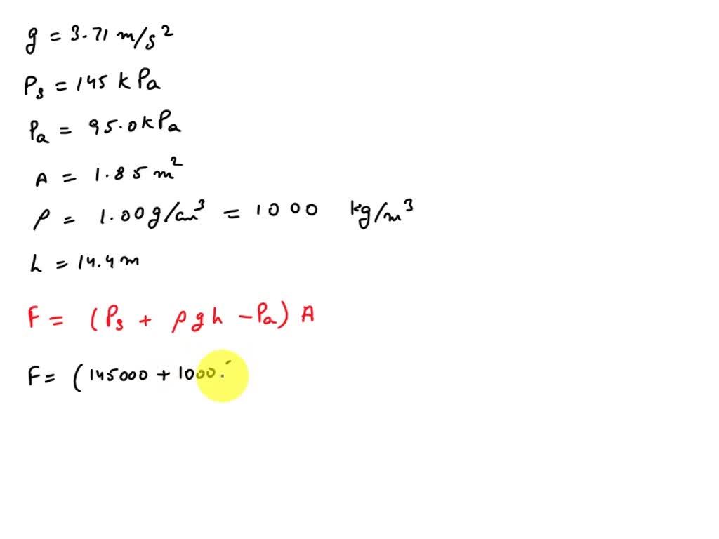 SOLVED You are assigned the design of a cylindrical, pressurized water