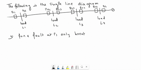 for-the-system-shown-in-figure-41-directional-overcurrent-relays-are-used-at-breakers-b12-b21-b23-b32-b34-and-b43-overcurrent-relays-alone-are-used-at-b1-and-b4-a-for-a-fault-at-p1-which-bre-07203