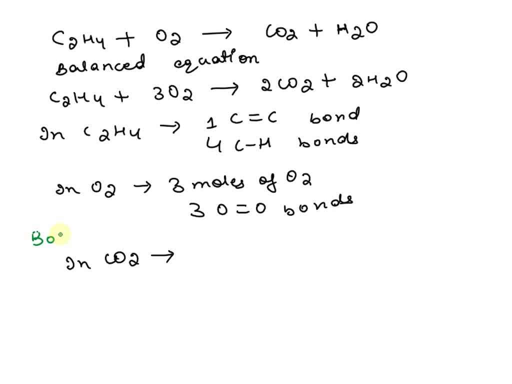 SOLVED specify which bonds break and form and how many in the