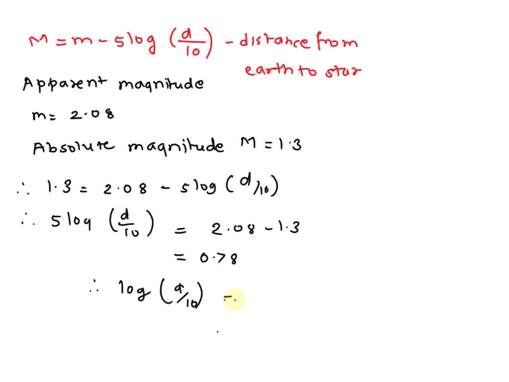 Absolute Magnitude Calculation