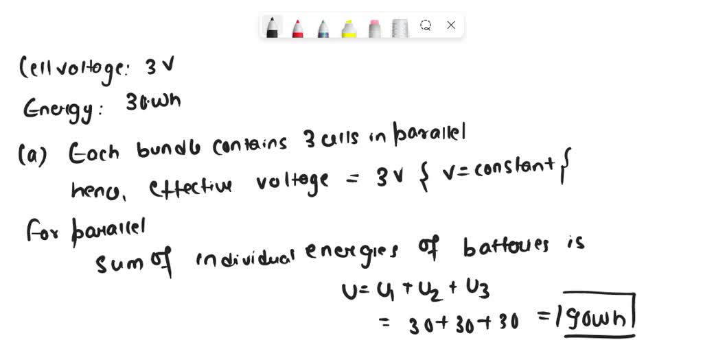 SOLVED The new electric semitruck is equipped with a battery pack that has 75 kWh energy. The