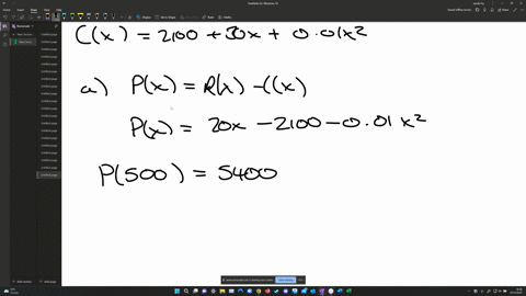 cost-revenue_-and-profit-are-in-dollars-and-x-is-the-number-of-units_-suppose-that-the-total-revenue-function-for-product-is-rx-50x-and-that-the-total-cost-function-is-cx-2100-30x-001x2-find-36395