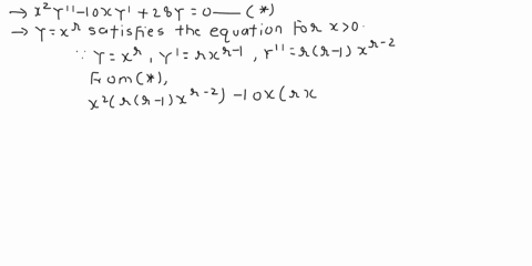 10-points-consider-x2y-1oxy-28y-0_-find-all-values-of-r-such-that-y-satisfies-the-differential-equation-for-x-0-enter-as-a-comma-separated-list-help-numbers-find-a-solution-satisfying-the-in-34838