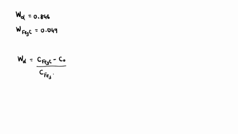 is-it-possible-to-have-an-iron-carbon-alloy-for-which-the-mass-fractions-of-total-ferrite-and-proeutectoid-cementite-are-0846-and-0049-respectively-why-or-why-not-63453