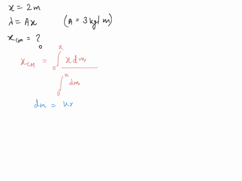 a-long-thin-rod-of-length-20-m-has-a-linear-density-x-ax-where-x-is-the-distance-from-the-left-end-of-the-rod-and-a30-kgm-how-far-in-m-is-the-center-of-mass-of-the-rod-from-the-left-end-of-t-60809