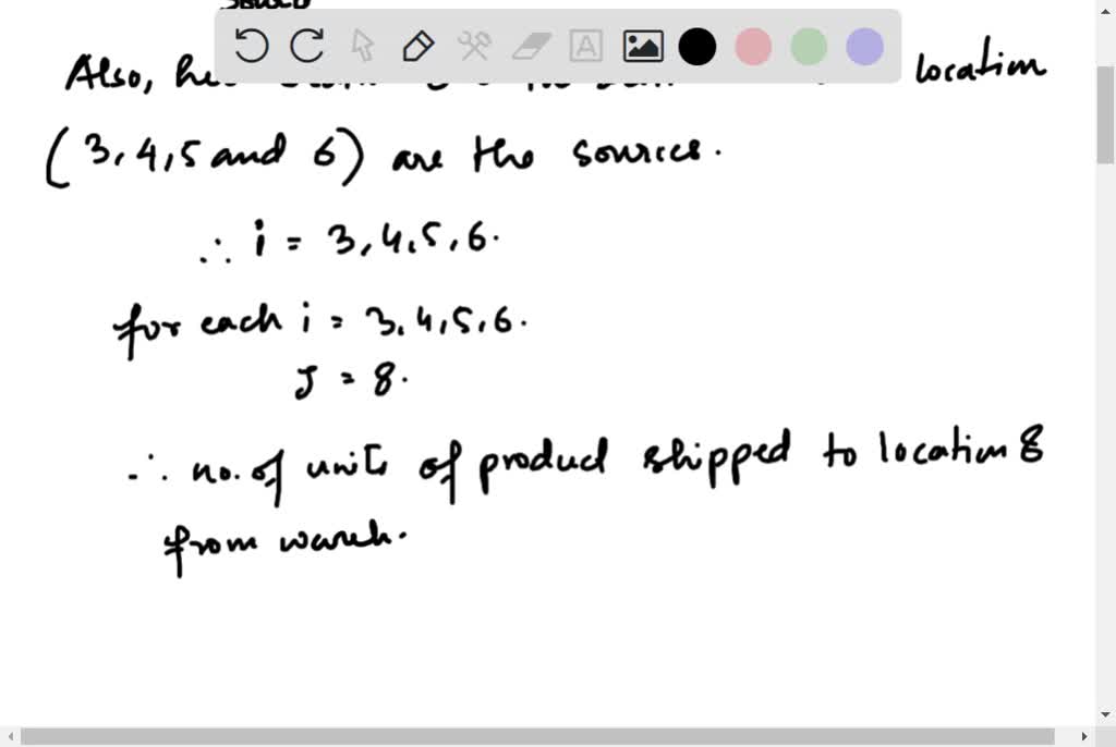 SOLVED: A product is shipped from factories to warehouses, and on to ...