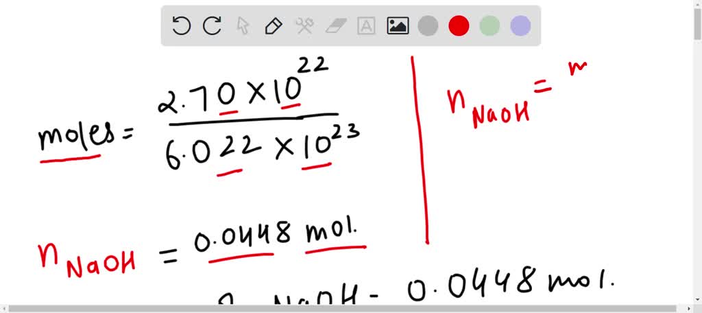 SOLVED: Sodium hydroxide, NaOH, is a strong base that is used in