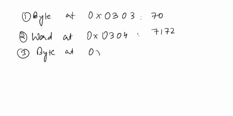 question-1-6pts-please-consider-the-following-tables-of-memory-contentsthe-memory-strip-of-the-left-is-a-single-byte-line-up-starting-at-address-ox0300-and-going-upwardsthe-memory-strip-on-t-80238