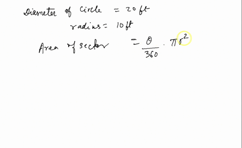 a-sector-of-a-circle-has-a-diameter-of-20-feet-and-an-angle-of-45-radians-find-the-area-of-the-sector-91675