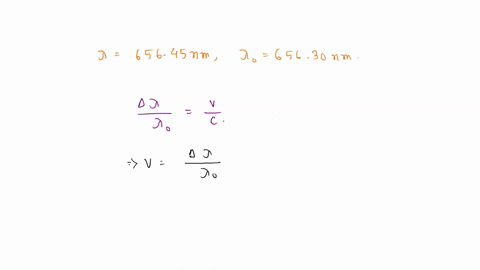 if-you-find-that-the-halpha-line-in-a-stars-spectrum-occurs-at-a-wavelength-of-65645-nm-what-is-the-stars-line-of-sight-velocity-is-this-a-redshift-or-a-blueshift-and-does-it-correspond-to-m-10864