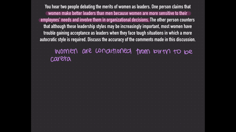 you-hear-two-people-debating-the-merits-of-women-as-leaders-one-person-claims-that-women-make-better-leaders-than-do-men-because-women-are-more-sensitive-to-their-employees-needs-and-involve-96967