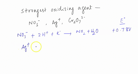 a-determine-which-of-the-following-species-is-the-strongest-oxidizing-agent-1-no3-ag-cr2o72-2-ce4-br2-zn-3-mg2-na-li-b-determine-which-of-the-following-species-is-the-strongest-reducing-agen-74167