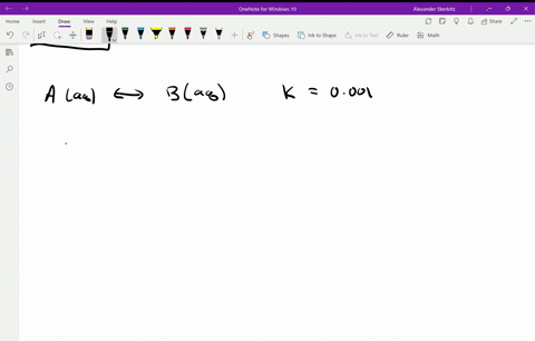 the-reaction-aaq-baq-has-an-equilibrium-constant-of-k-0001-what-can-be-said-about-the-concentrations-of-a-and-b-at-equilibrium-question-2-options-a-b-a-b-a-b