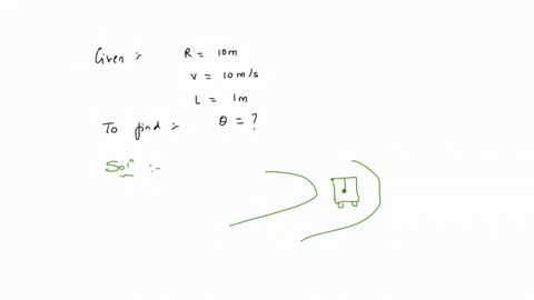 a-car-is-moving-in-a-circular-horizontal-track-of-radius-10-m-with-a-constant-speed-of-10-ms-a-bob-is-suspended-from-the-roof-of-the-car-by-a-light-wire-of-length-10-m-the-angle-made-by-the-wire-wit-3