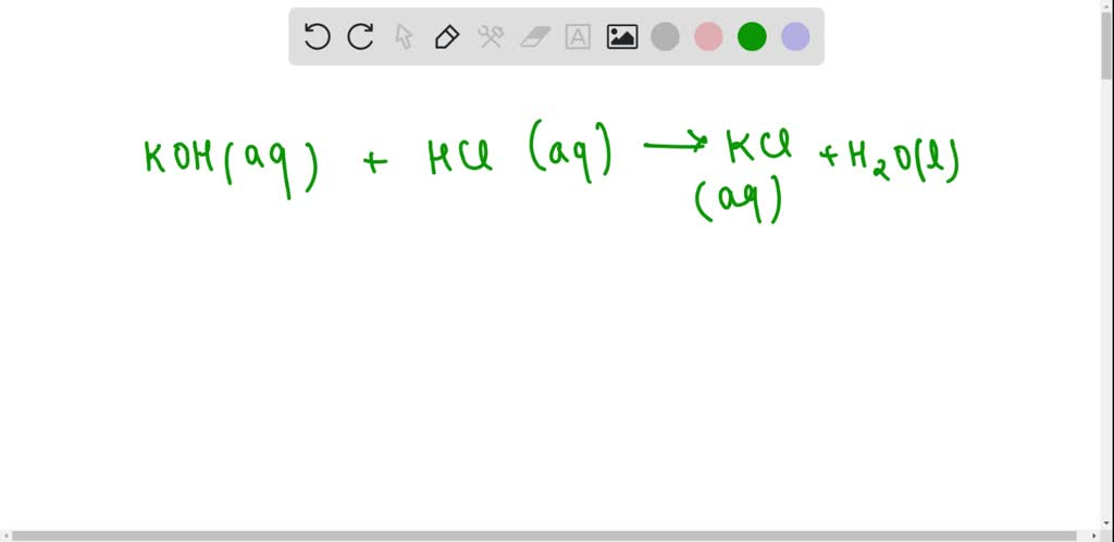 Solved: 21. What Are The Products When Potassium Hydroxide Reacts With 