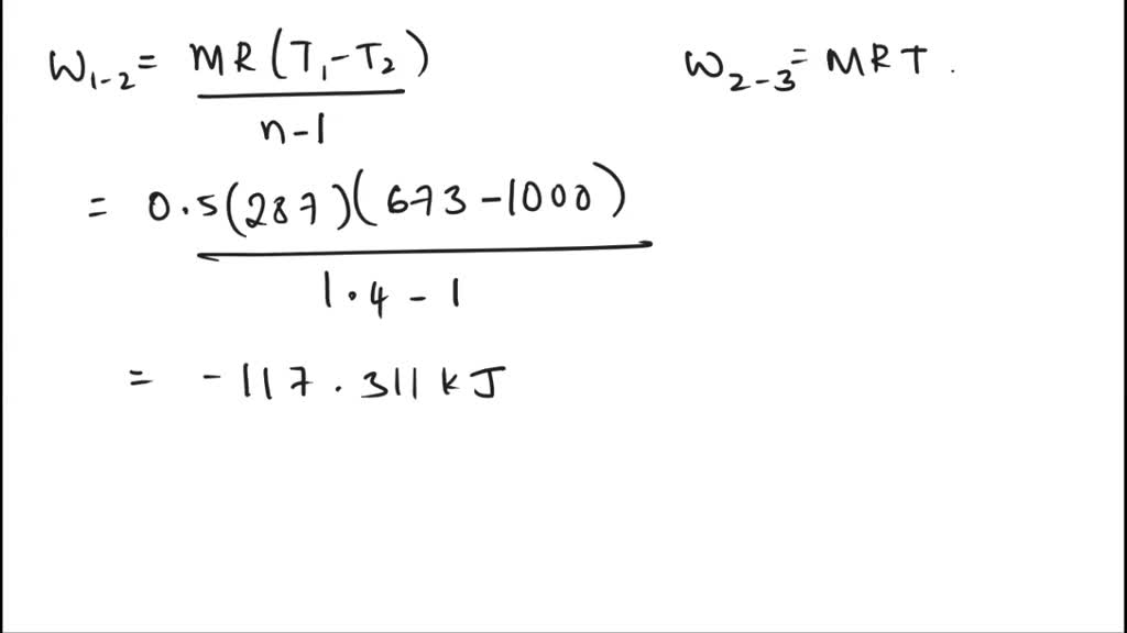 Problem 3: A piston compresses an ideal gas originally at P1, V1 in an ...