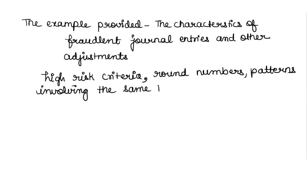 An engagement team is determining highrisk criteria while designing