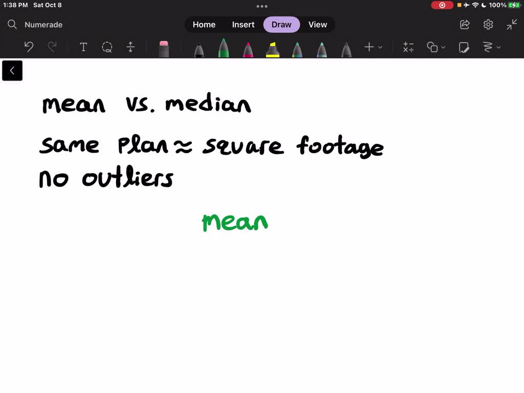 SOLVED: '14. Consider the following - The data set: square footage of  apartments in new building where each apartment has a similar floor plan.  Would you be more interested in looking at