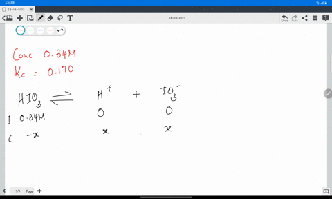 a-solution-is-made-initially-with-0340-m-hioz-kc-0170-once-the-equilibrium-below-is-established-what-is-the-equilibrium-concentration-of-h-ions-hioz-aq-h-aq-io3-aq-71935