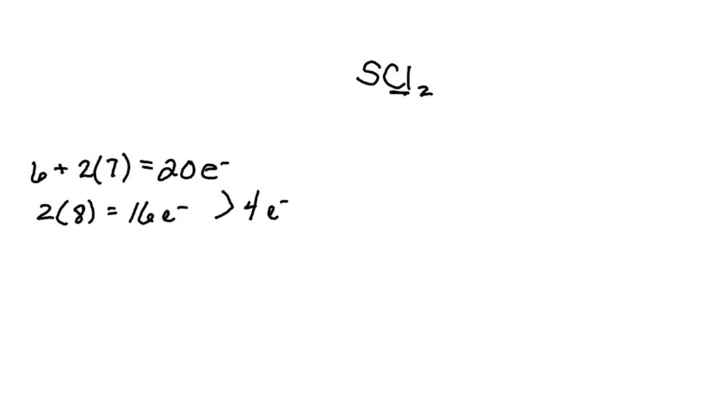 scl2 lewis dot structure