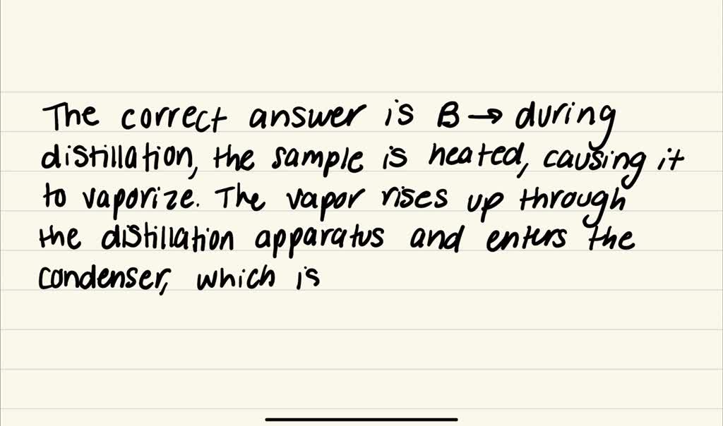 SOLVED what is the function of condenser in a simple distillation
