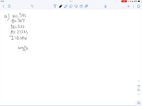 a-block-with-mass-m-500-kg-slides-down-a-surface-inclined-369to-the-horizontal-see-fig-1055-university-phsics-12th-thecoefficient-of-kinetic-friction-is-022-a-string-attached-to-theblock-is-43297