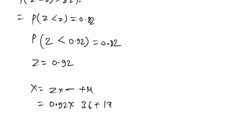 a-population-of-values-has-a-normal-distribution-with-1726-and-36-you-intend-to-draw-a-random-sample-of-size-n192-find-p82-which-is-the-score-separating-the-bottom-82-scores-from-the-top-18-94657