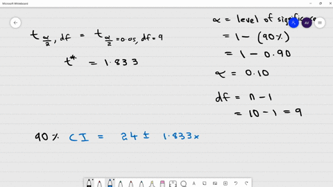 construct-a-confidence-interval-for-assuming-that-each-sample-is-from-a-normal-population-round-your-final-answers-to-2-decimal-placesa-xx-24-3-n-10-90-percent-confidence-the-90-confidence-i-59185