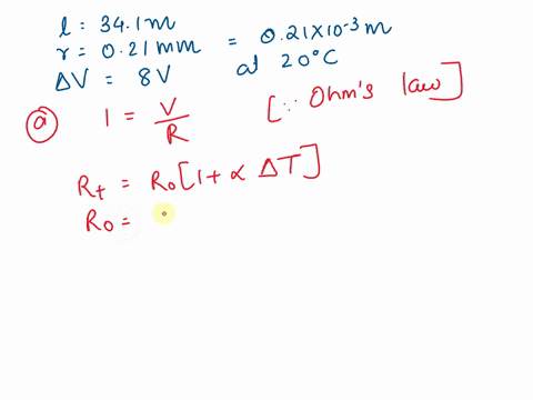 a-341-m-length-of-copper-wire-at-200c-has-a-radius-of-021-mm-if-a-potential-difference-of-800-v-is-applied-across-the-length-of-the-wire-determine-the-current-in-the-wire-use-the-values-in-t-29683